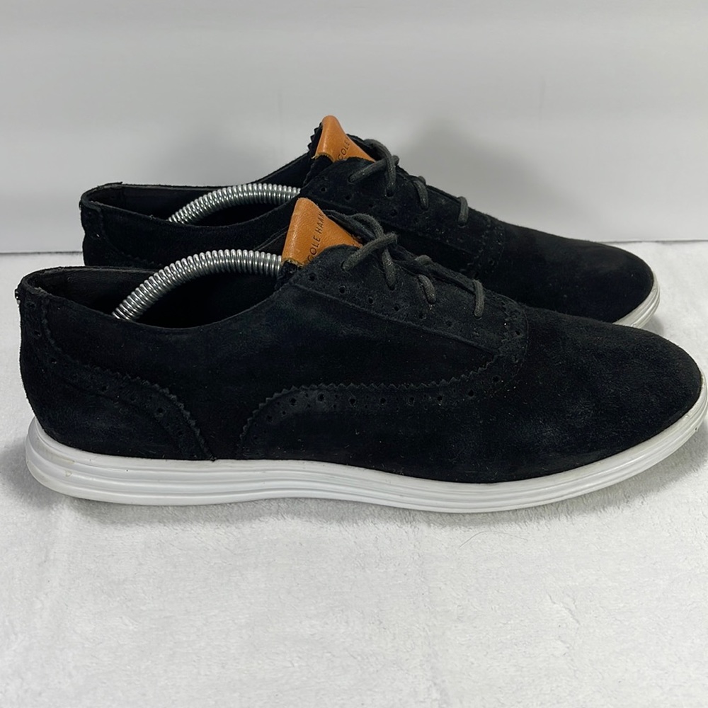 Cole Haan Ella Grand OX II Oxford Suede Sneakers